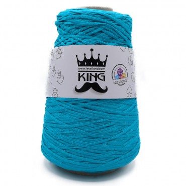 King Turquoise cotton blend ribbon Grams 250