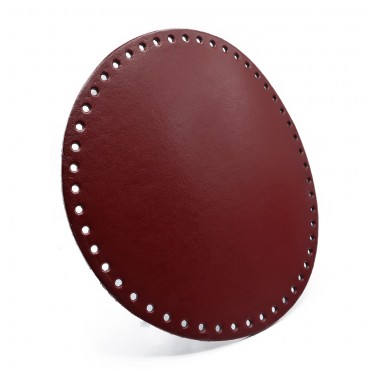 Bag Bottom cm23 eco leather Burgundy