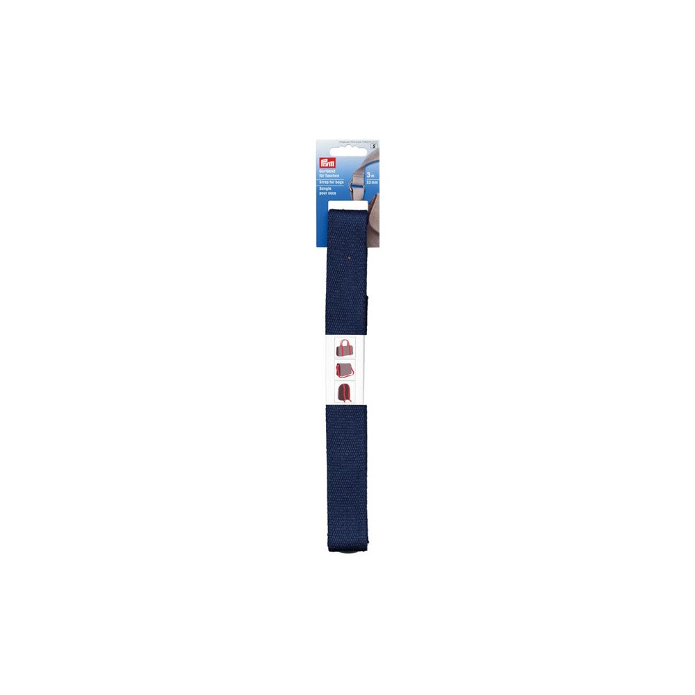 P-965188-Shoulder strap for purses-Blue Marine-3 M