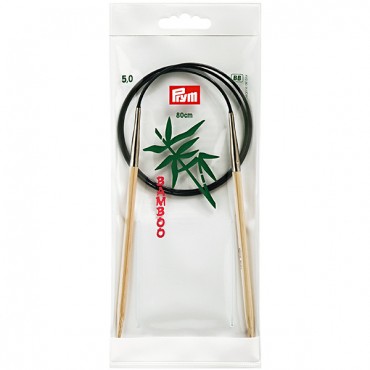 P-221508-Circular knitting needles-Bamboo-N.5-80 cm