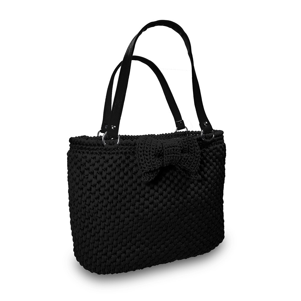 Kit de bolso DIY Ribbon Negro