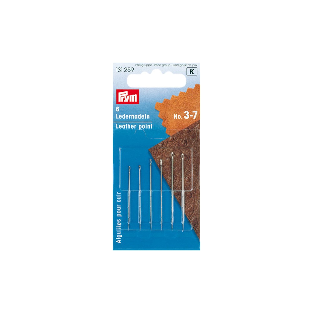 Aiguilles Assorties pour Cuir 3-7