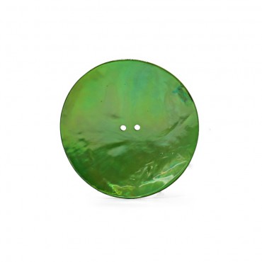 Akoya Button 80 Green 1pc