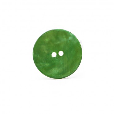 Akoya Button 40 Green 1pc