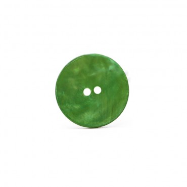 Akoya Button 32 Green 1pc