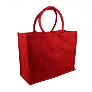Jute Bag 42x33 Red