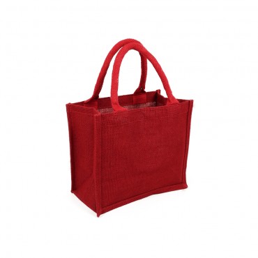 Jute Bag 26x22 Red