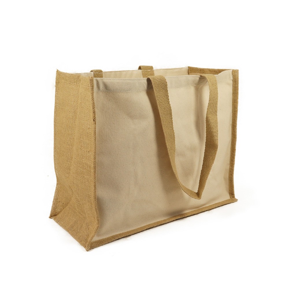 Borsa Juta Canvas Natural Natural 42x33