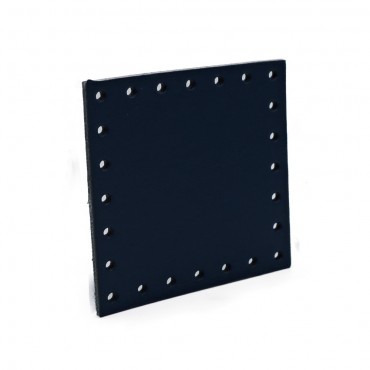 Square Eco leather 7x7 Navy 1pz