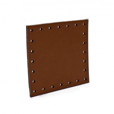 Square Eco leather 7x7...