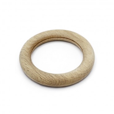 Natural Wood Ring 6.5cm 