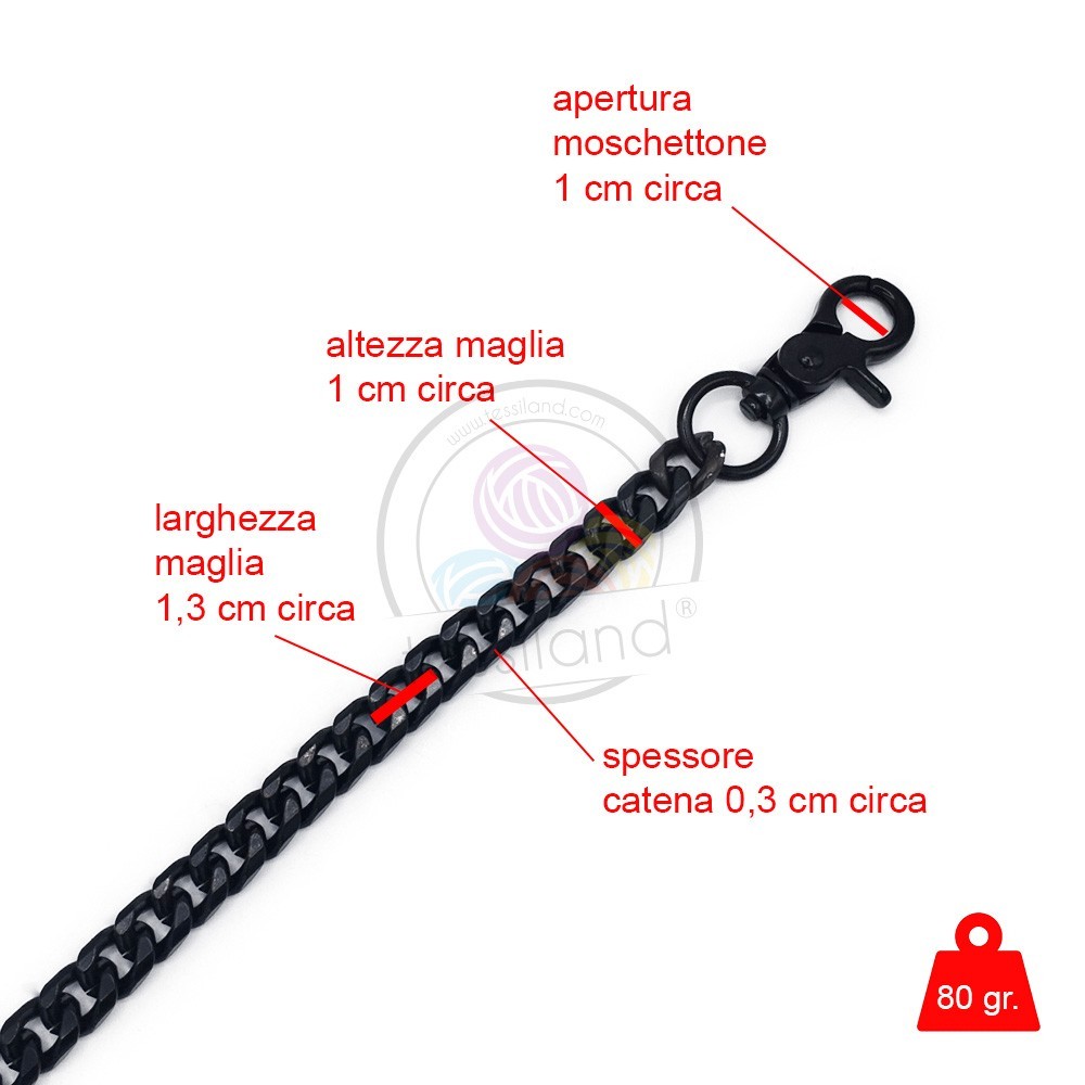 Tracolla catena Master Black