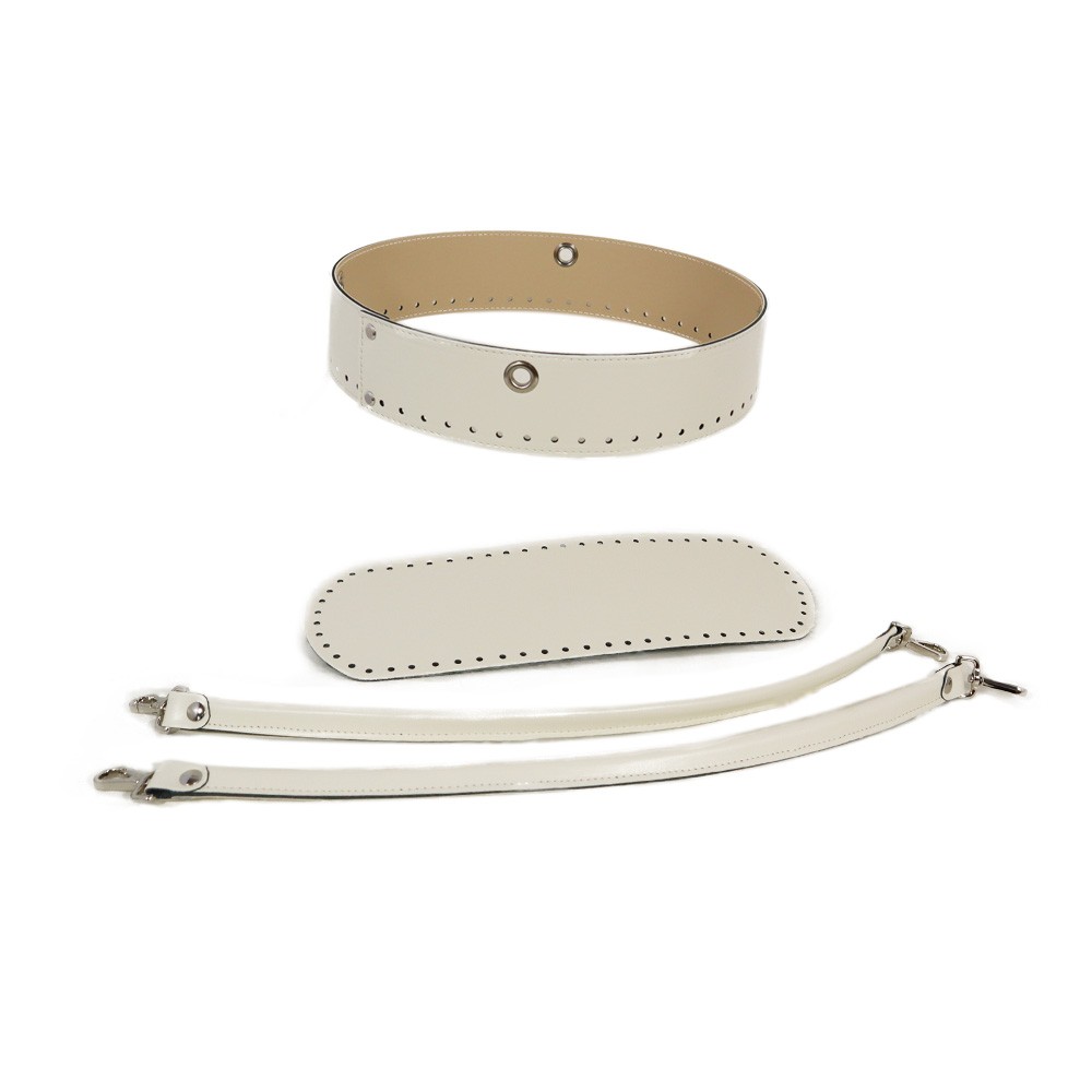 Ensemble de Tour de Sac Blanc Crème