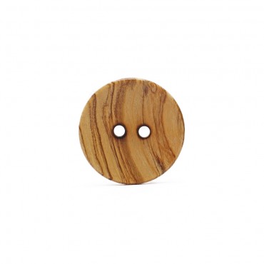 Natural Wood Button 38 1pc