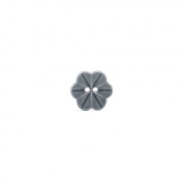 Gradient Flower Button Gray 1pc