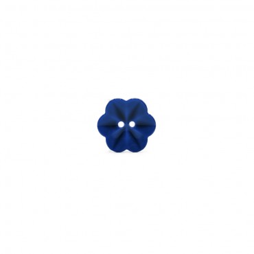 Gradient Flower Button Blue 1pc
