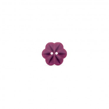 Gradient Flower Button Fuchsia 1pc