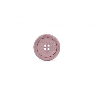 Button Recycled Save 20 Pink 1pc