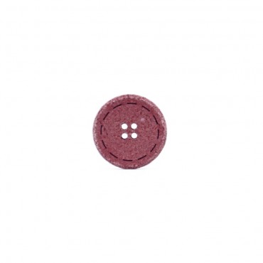 Button Recycled Save 20 Old Pink 1pc