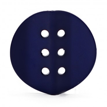 Button Hoja Blue 1pc