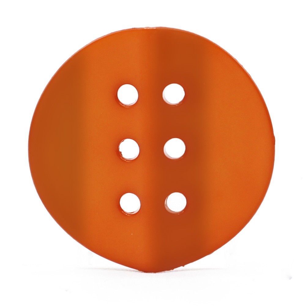Botón Hoja Naranja 1pz
