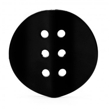 Button Hoja Black 1pc