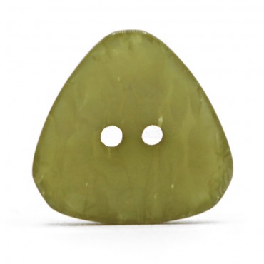 Triangle Button Lime 1pc
