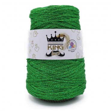 KingLux Green Green viscose lurex ribbon Grams 250