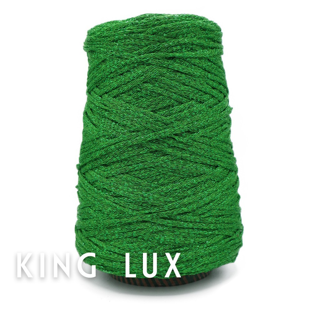 KingLux Green Green viscose lurex ribbon Grams 250