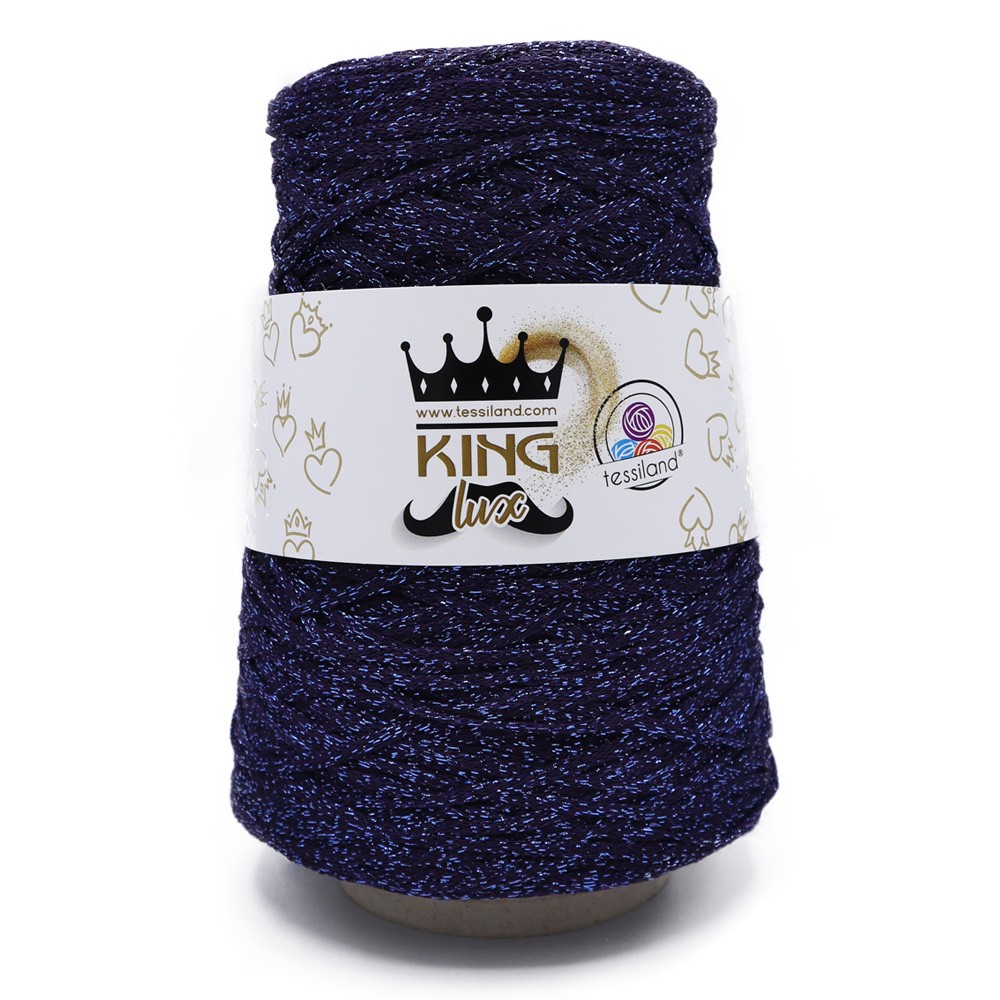 KingLux Morado Morado trapillo viscosa lurex Gramos 250