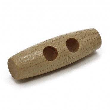 Bottone Alamaro legno 40 Naturale 1pz