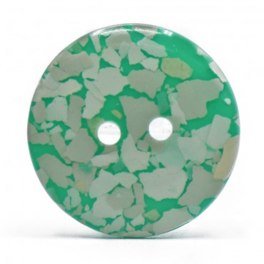 Mosaic Button 20 Green 1pc
