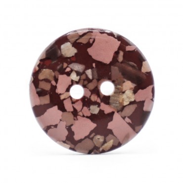 Mosaic Button 15 Bordeaux 1pc