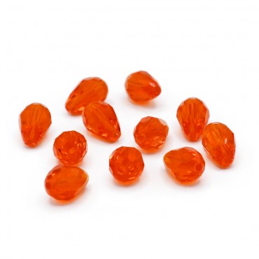 Perline Goccia mm12 Orange foro mm1