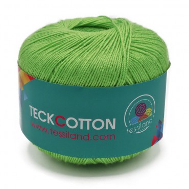 Teck Cotton Vert Pelouse Grammes 50