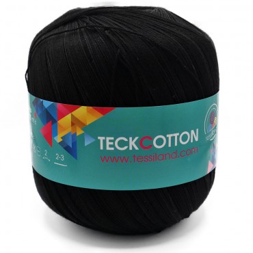 Teck Cotton Negro Ovillo Gramos 250