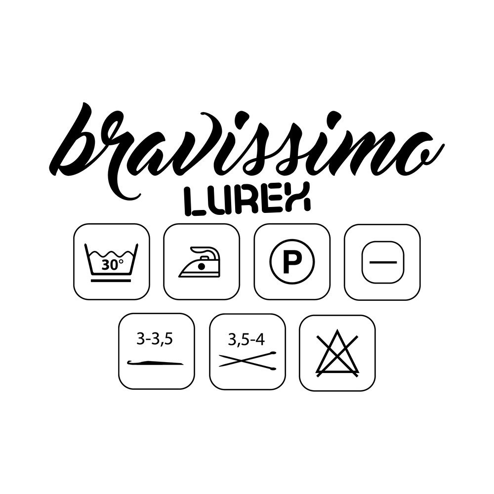 Bravissimo Lurex Nero Nero Gr 500