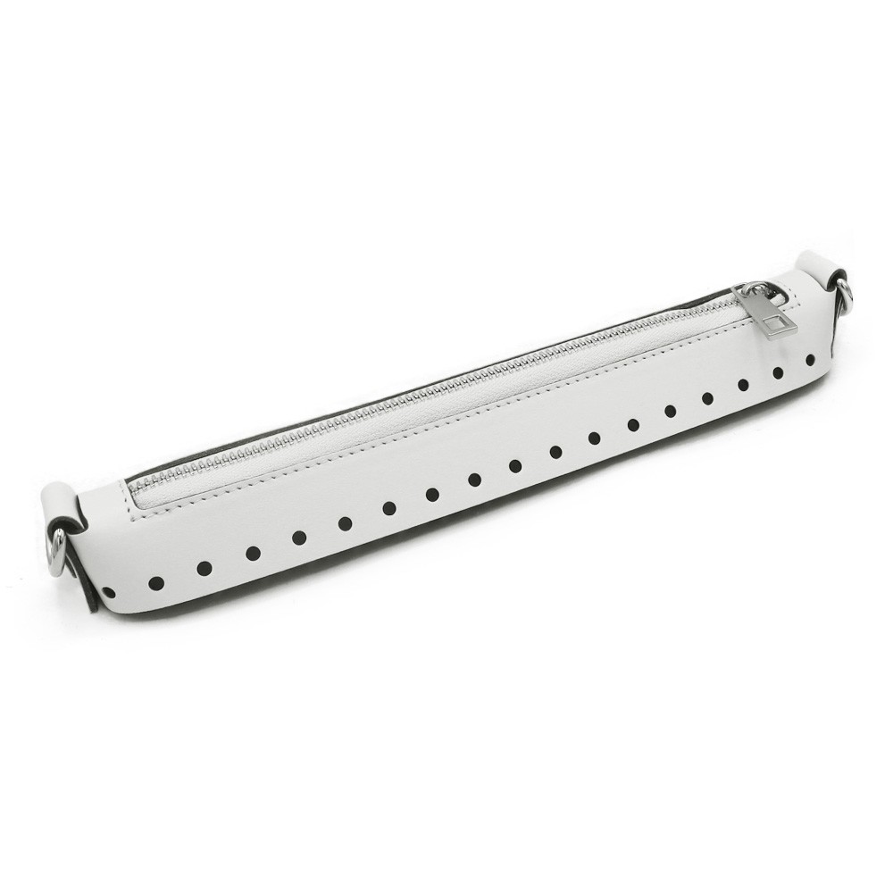 Fermeture Easy zip en éco cuir Blanc