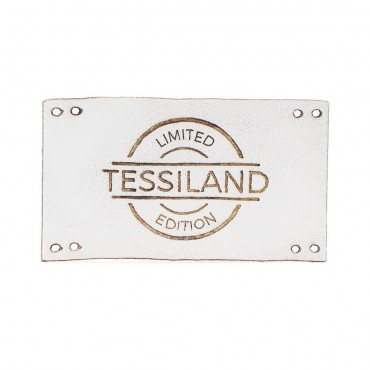 Plaques Personnalisables limited maxy éco-cuir blanc