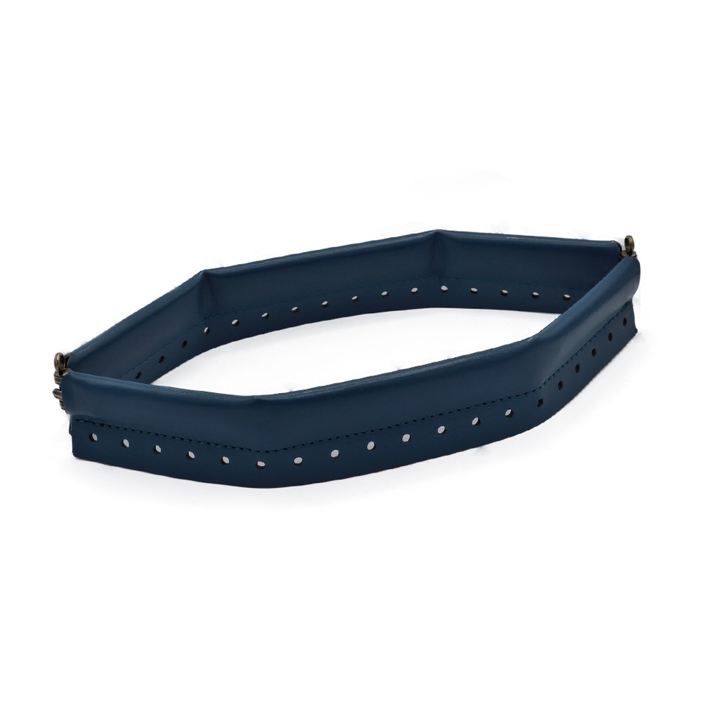 Cierre de clic ecopiel 30 cm Navy