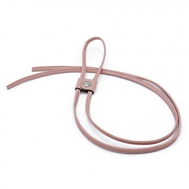 Drawstring eco leather Pale Pink 