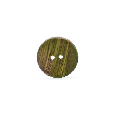 Coconut Button Brush Lime 1pc
