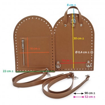 Pocket Backpack Set Leather