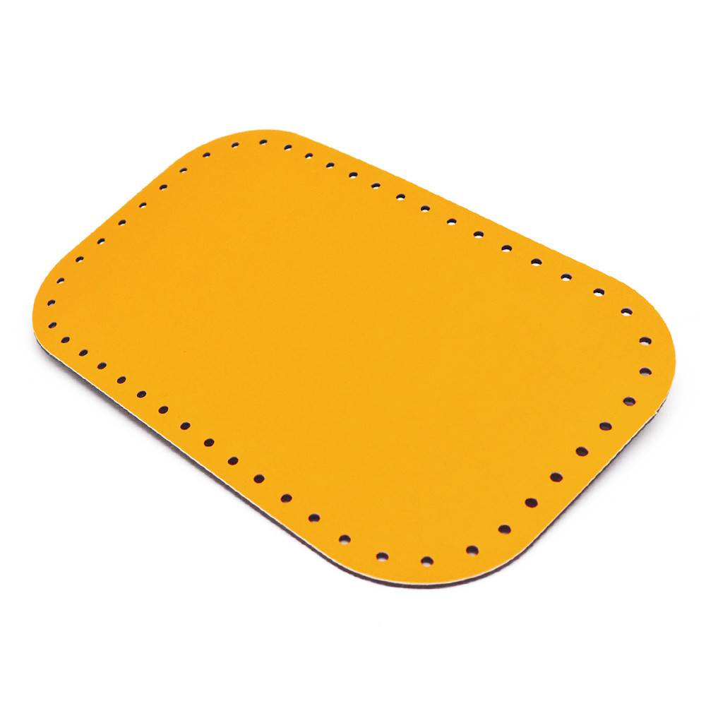 Fond de Sac 28x18 éco cuir Jaune
