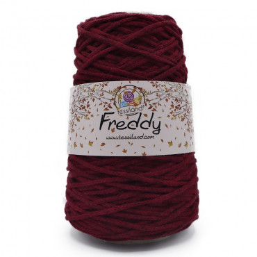 Wool Rope Freddy Burgundy Grams 200