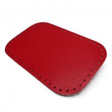 Bag Bottom 28x18 eco leather Red
