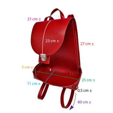 Travel Backpack Set Red