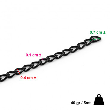 Chain Roll 7x4 Black Mt5