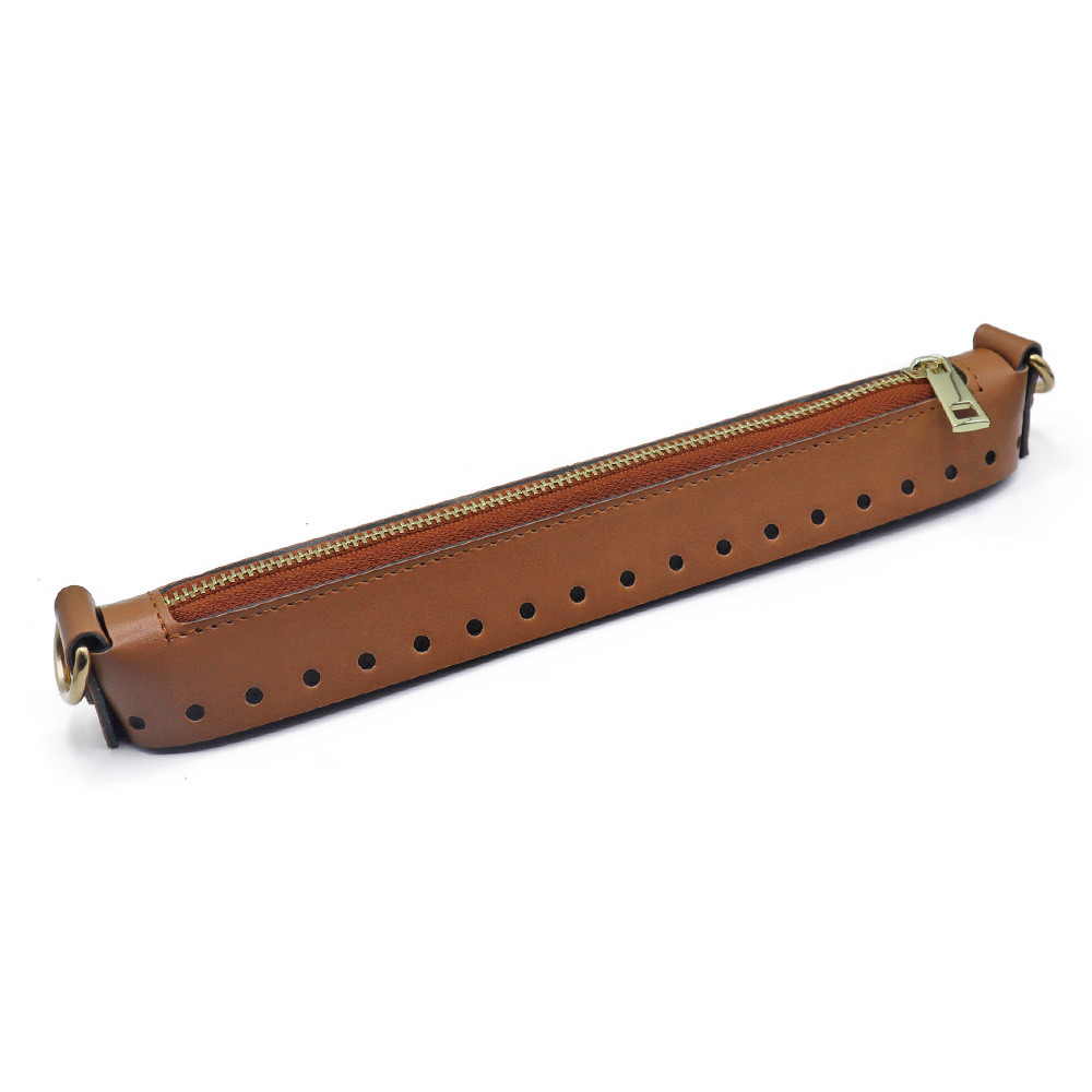 Chiusura Easy zip ecopelle Cuoio Oro
