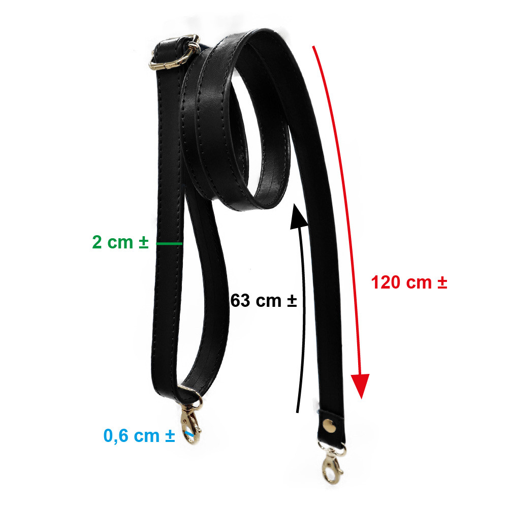 Tracolla Borsa Old Style Nero Oro